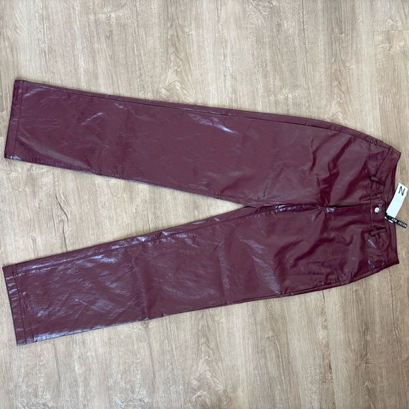 Faux leatherer pant and top set - Picture 7 of 10